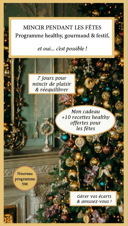 Mincir pendant les fêtes - 7 jours pour apprendre à tenir le cap de Décembre